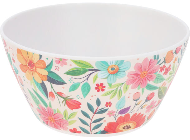 Skål melamin Flower Power 14,5x7cm Display med 24 stk 