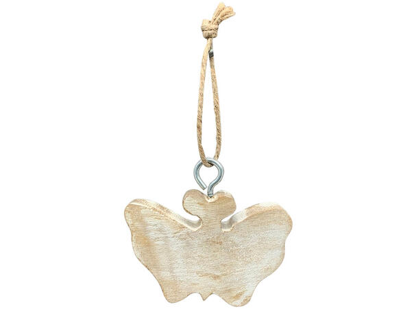 Sommerfugl tre antikk 5x1x4cm Forpk 26stk i glasskrukke 10x14cm 