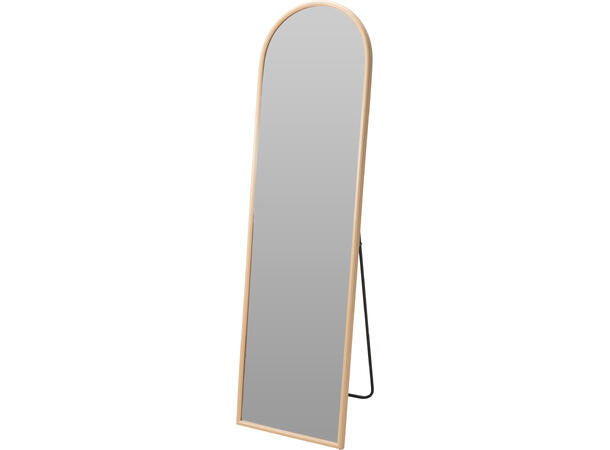 Speil buet gulv naturfarget 160cm Glass og metall 
