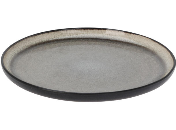 Tallerken keramikk matt sort d:26cm Forpakning: 6stk Vekt: 880gram 