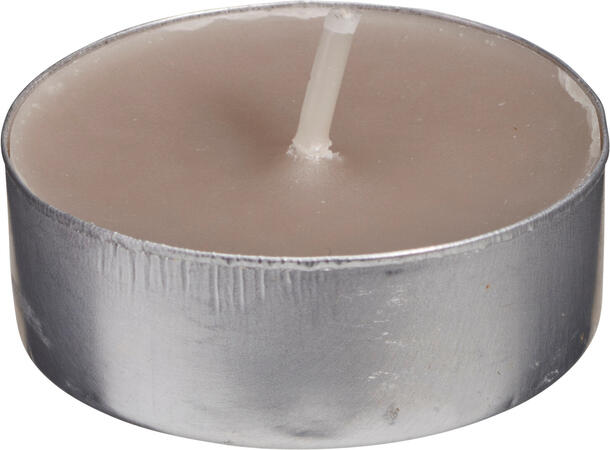 Telys sandfarge duft: kokos 10 stk 4 t brenntid 1% duft,Forpakn.12stk 