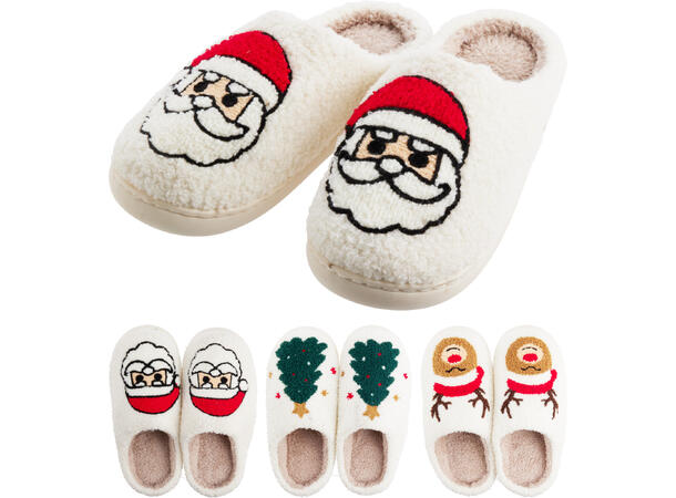 Tøfler 26x10x9cm str 36/37 og 40/41 3ass Polyester 