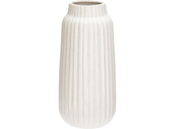Vase stripet porselen 13x29cm Forpakning: 6stk Vekt: 1200gram 