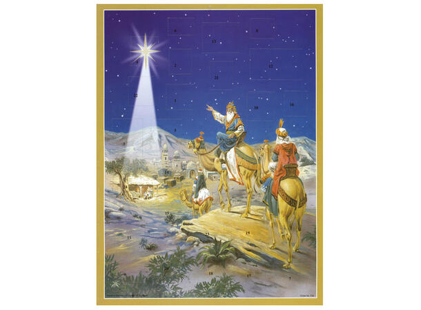Adventskalender Betlehem stje. 27x36,5cm 