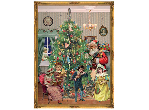 Adventskalender Julaften 27x36,5cm 