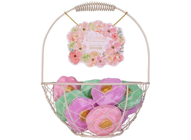 Badebombe Blossom 100g blomsterform Display 15stk Vegansk 