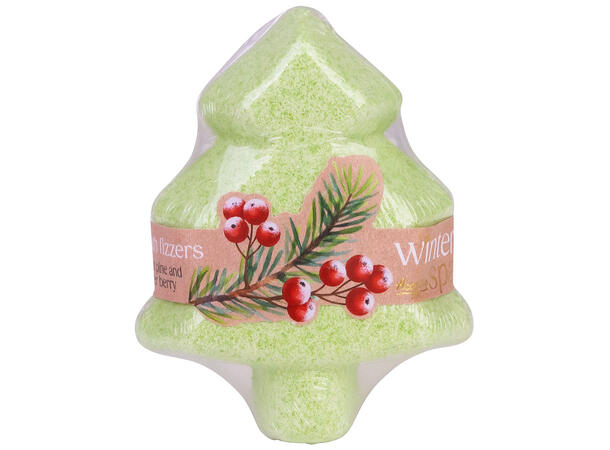 Badebombe Juletre 60g Fresh Pine Display 15stk Kurvdisplay 
