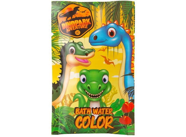 Badefarge Dinopark 80g skifter farge Forpk 12stk Vegansk Uten parabener/SLES 