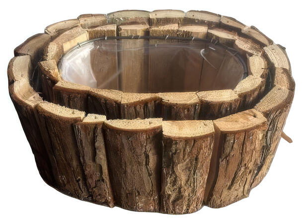 Blomsterpotte tre m/plast 27x21x11cm s/2 27x20,5x11cm 22x14x10,5cm 