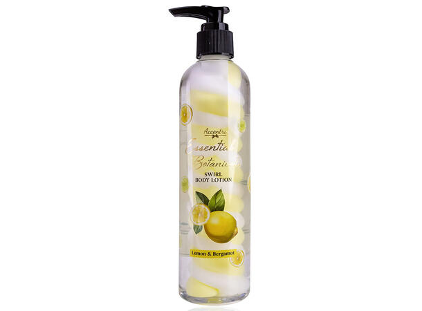 Bodylotion pumpe 300ml Lemon & Bergamot Vegansk Uten mineralolje og parabener 