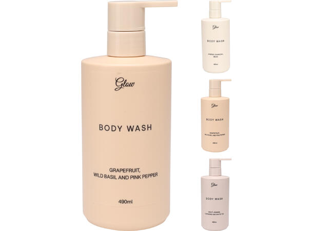 Bodywash 490ml 18cm 3ass dufter Forpk 12stk 