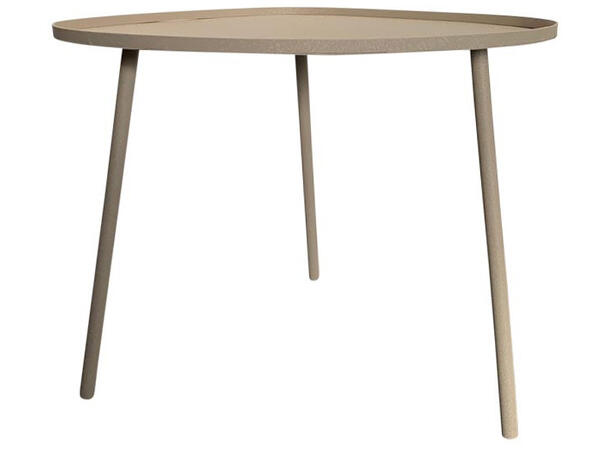 Bord metall emalje grått 44×44×43cm 