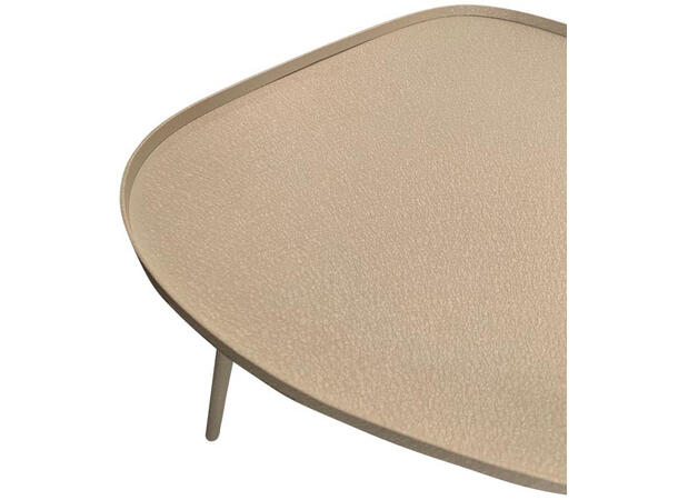 Bord metall emalje grått 44×44×43cm 