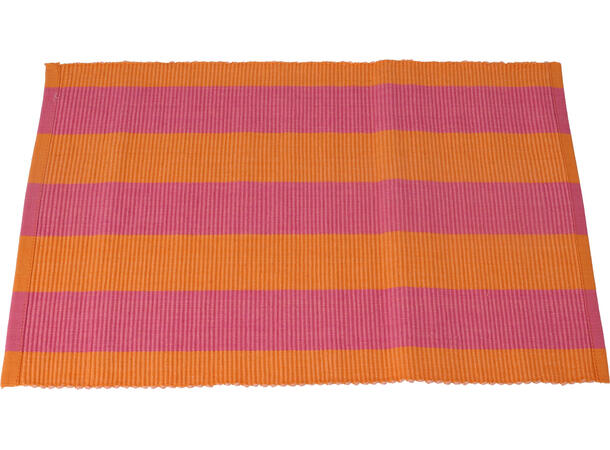 Bordbrikke bomull vevd 45x30cm 9ass Display med 36 stk 