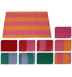 Dekkebrikke bomull vevd 45x30cm 9ass Display 36stk