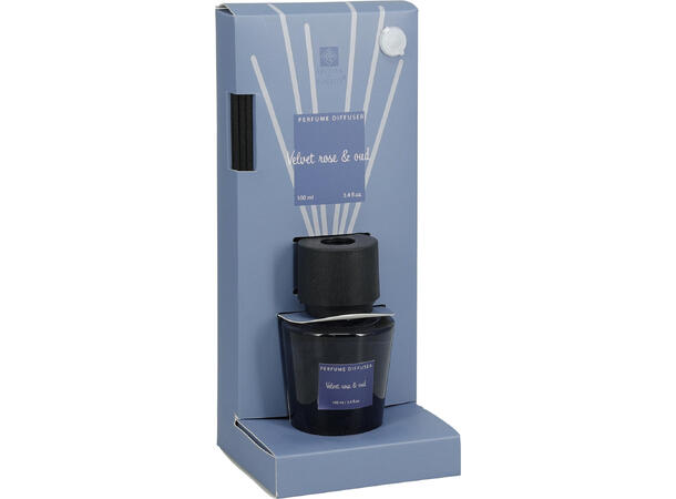 Duftolje 100ml med 6 pinner 4ass Display 36stk m/tester 10%duft 