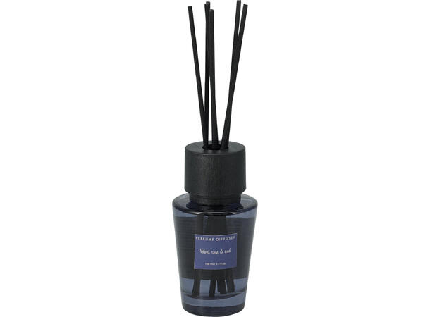 Duftolje 100ml med 6 pinner 4ass Pakket i display med tester. 10% duft 