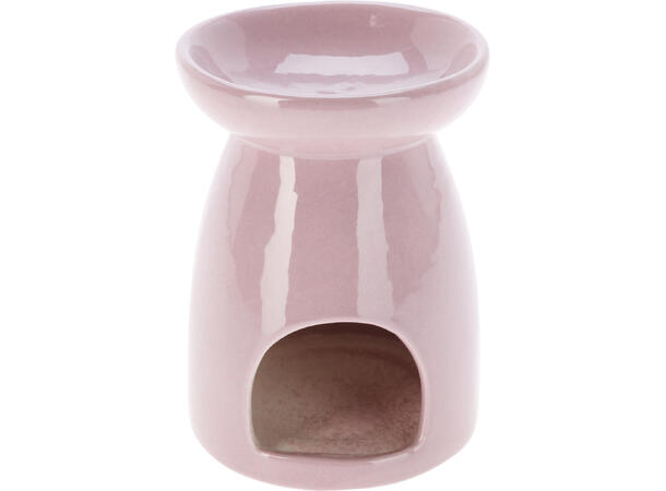 Duftolje brenner porselen 12x9cm 4ass Rosa, grønn, grå, lilla Vekt: 420gram 
