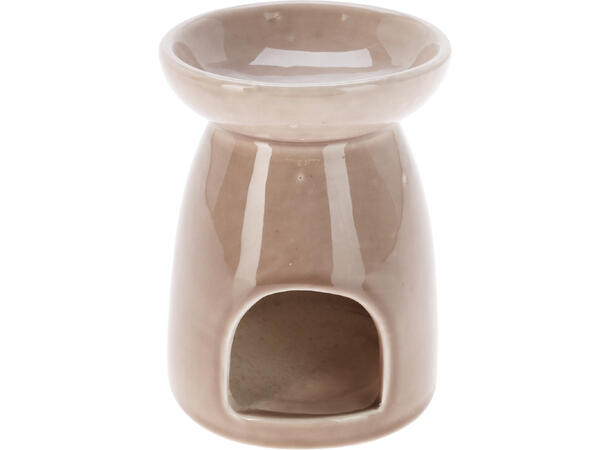 Duftolje brenner porselen 12x9cm 4ass Rosa, grønn, grå, lilla Vekt: 420gram 