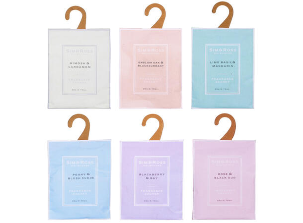 Duftposer 20g 3 stk 6 dufter Display 12stk 