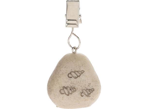 Duklodd stein m/dekor 4stk 4ass Vekt: 30g Polystone 