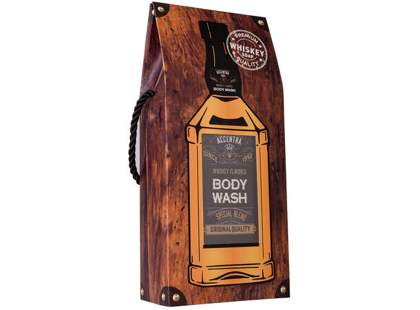 Dusjsåpe 400ml Duft Wiskey i Gaveeske Vegansk Uten parabener/SLES 