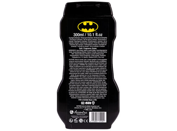 Dusjsåpe og sjampo Batmobil 300ml Forpk 12stk 