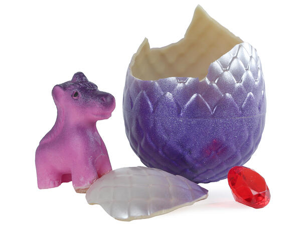 Egg med voksende enhjørning 6cm 3ass Display 12stk 