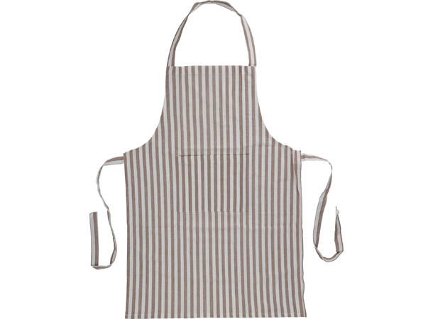 Forkle bomull m/lomme 84x60cm 6ass Farger: sort, brun, sand 