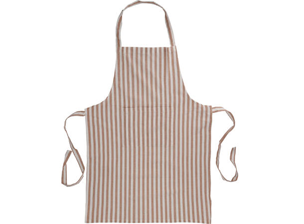 Forkle bomull m/lomme 84x60cm 9ass Farger: sort, brun, sand 