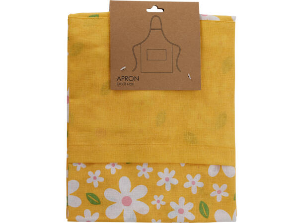 Forkle sommerblomst bomull 84x60cm 3ass Forpakn.12stk 