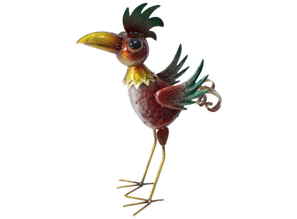 Fugl Artferro metall 33x13x45cm 