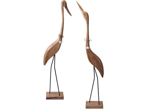 Fugl Hegre mango 16x10x67cm 2ass Forpakn.2 stk 