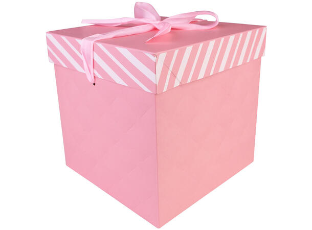 Gaveeske sammenleggbar 22x22x22cm 4ass Forpk 12stk 