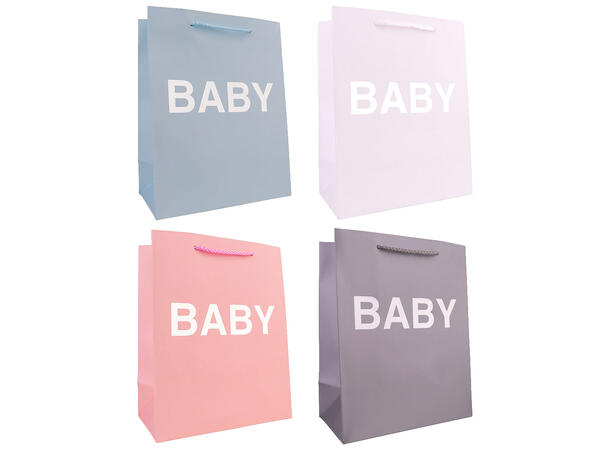 Gavepose Baby 18x23x10cm 4ass Forpk 12stk 