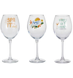 Glass Cocktail Aperol Spritz 550ml 3ass Forpk 6stk