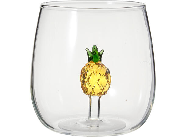 Glass figur innvendig 500ml h:10cm 6ass 