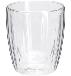 Glass te/kaffe dobbel 7x7,5cm 125ml 2stk Dobbelvegget varmebestandig