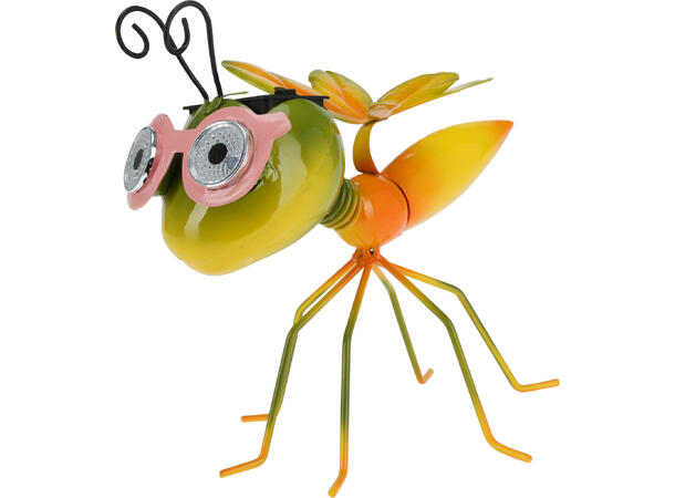 Hagedyr Solar 20x9x21cm metall 4ass Forpk 12stk 