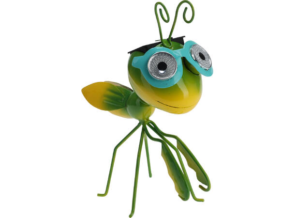 Hagedyr Solar 20x9x21cm metall 4ass Forpk 12stk 