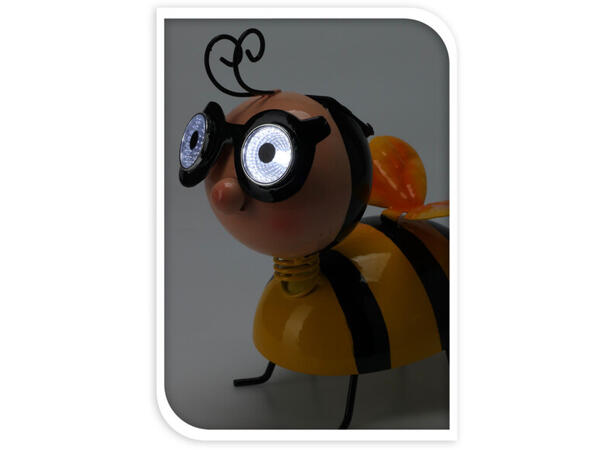 Hagedyr Solar 20x9x21cm metall 4ass 