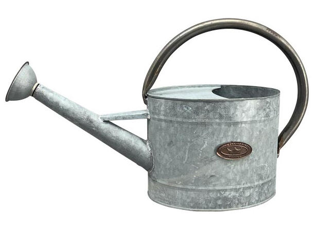 Hagekanne grå sink 7,5 liter 59x18x35cm 