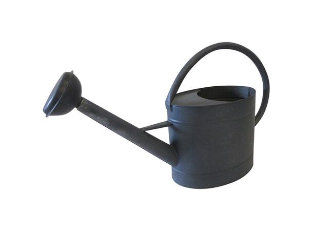 Hagekanne sort metall 59x18x35cm 