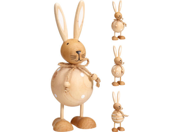 Kanin i tre stående 5x14cm 3ass 