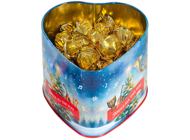 Karamell metallboks spilledåse 120gr 