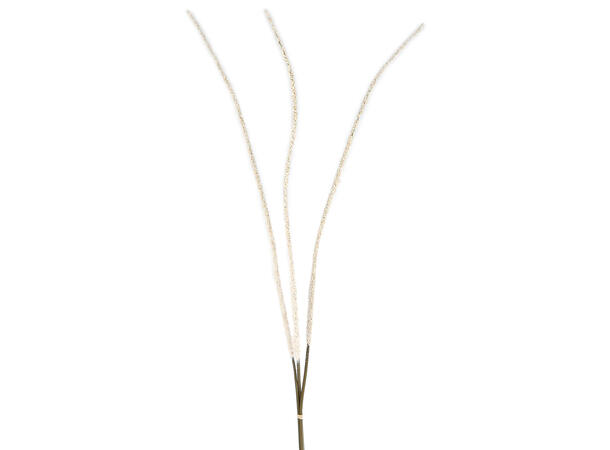 Kvist prydgress med 3 grener beige 107cm 