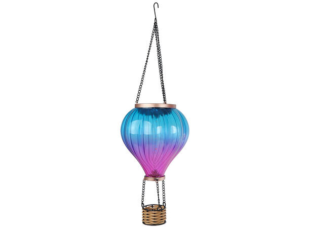 Lampe LED Luftballong 14x14x45cm 4ass Solar/solcelledrevet 