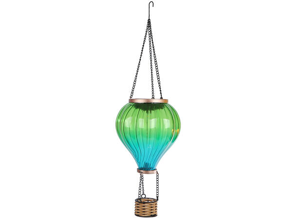 Lampe LED Luftballong 14x14x45cm 4ass Solar/solcelledrevet 