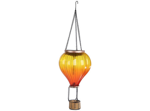 Lampe LED Luftballong 14x14x45cm 4ass Solar/solcelledrevet 