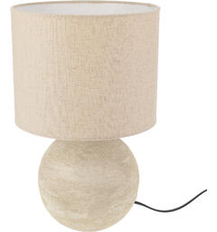 Lampe sand keramikk m/skjerm 36,5cm Forpakn.6stk